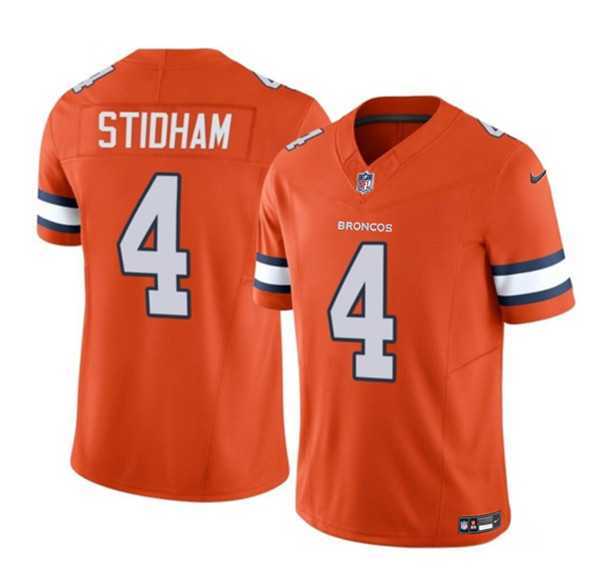 Men & Women & Youth Denver Broncos #4 Jarrett Stidham Orange 2023 F.U.S.E. Vapor Untouchable Football Stitched Jersey->dallas cowboys->NFL Jersey